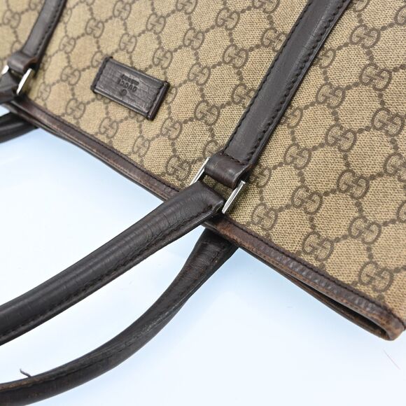 Auth Gucci Gg Supreme Tote Bag Pvc #136490G24B - Picture 13 of 15